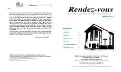 Programme de l’Eglise