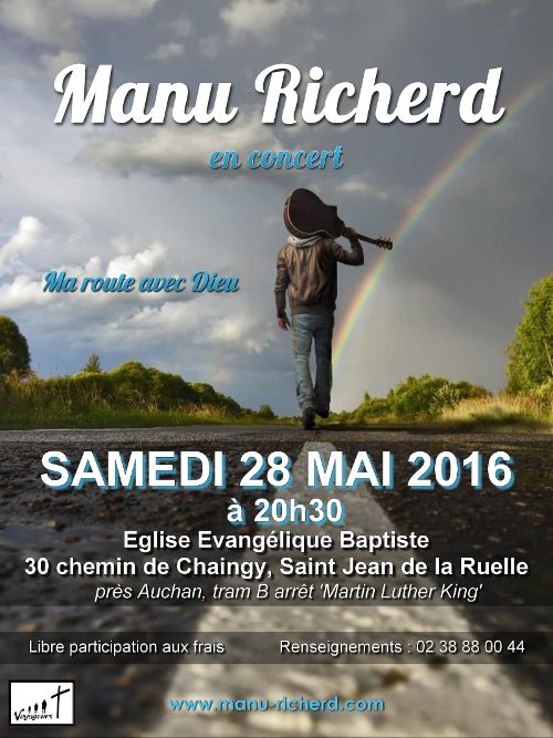 Affiche Manu Richerd 28 mai 2016